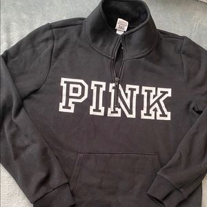 Pink half zip